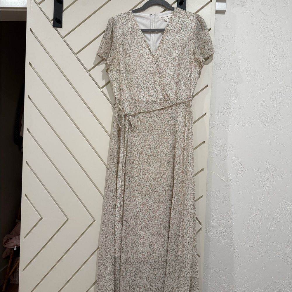 Floral Wrap Maxi Dress